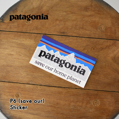 Patagonia [パタゴニア正規代理店] P6 (save our) Sticker [STK32] プロジェクト・シックス・セイブ・アワー・ステッカー [2025AW]