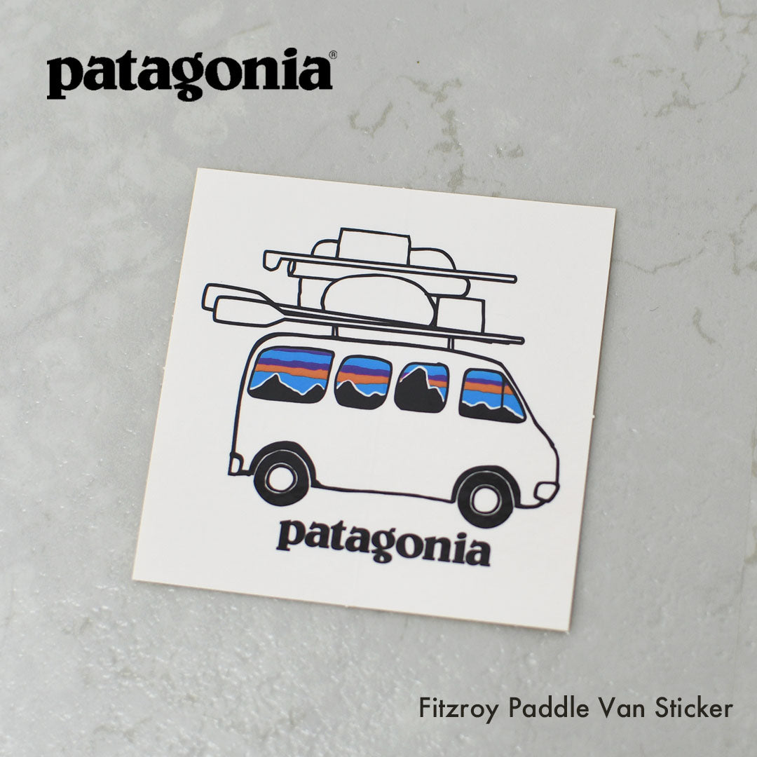 Patagonia [パタゴニア正規代理店] Fitzroy Paddle Van Sticker [STK38] フィツロイ・パドル・バン・ステッカー [2025AW]