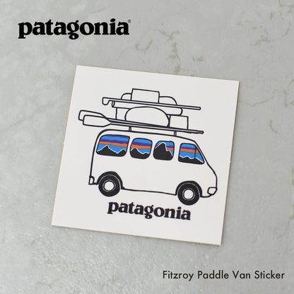 Patagonia [パタゴニア正規代理店] Fitzroy Paddle Van Sticker [STK38] フィツロイ・パドル・バン・ステッカー [2025AW]