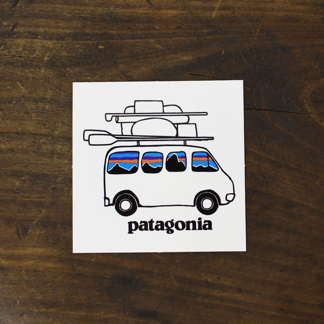 Patagonia [パタゴニア正規代理店] Fitzroy Paddle Van Sticker [STK38] フィツロイ・パドル・バン・ステッカー [2025AW]