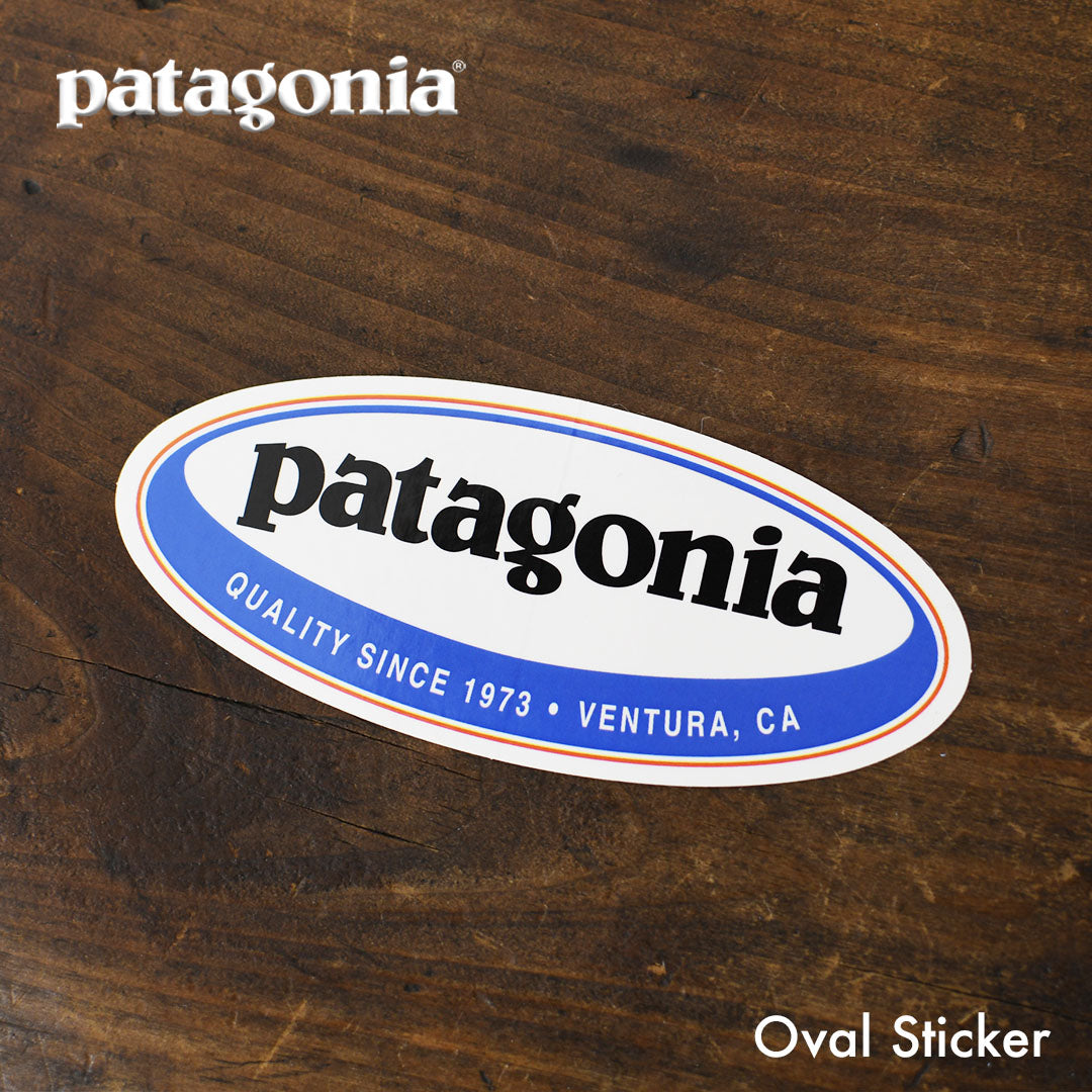 Patagonia [パタゴニア正規代理店] Oval Sticker [STK42] オーバル・ステッカー・MEN'S / LADY'S [2026SS]