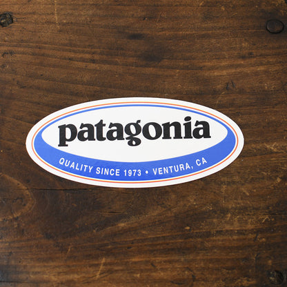 Patagonia [パタゴニア正規代理店] Oval Sticker [STK42] オーバル・ステッカー・MEN'S / LADY'S [2026SS]