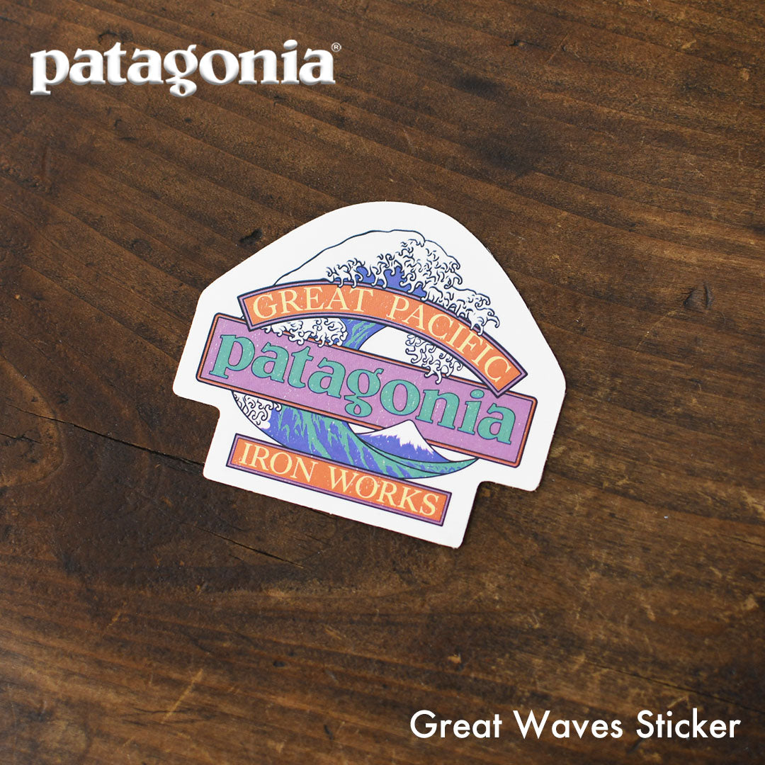 Patagonia [パタゴニア正規代理店] Great Waves Sticker [STK44] グレート・ウェーブズ・ステッカー・MEN'S / LADY'S [2026SS]