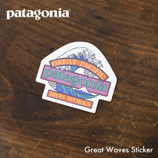 Patagonia [パタゴニア正規代理店] Great Waves Sticker [STK44] グレート・ウェーブズ・ステッカー・MEN'S / LADY'S [2026SS]