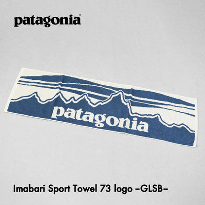 Patagonia [パタゴニア正規代理店] Imabari Sport Towel -73 logo -GLSB- [TW012] 今治スポーツ・タオル・73ロゴ・Glass Blue [2025AW]