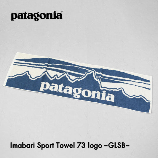 Patagonia [パタゴニア正規代理店] Imabari Sport Towel -73 logo -GLSB- [TW012] 今治スポーツ・タオル・73ロゴ・Glass Blue [2025AW]