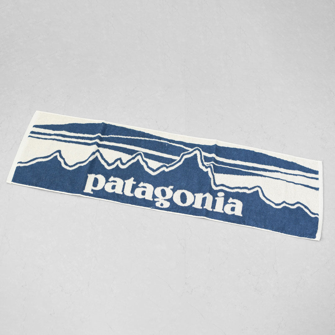 Patagonia [パタゴニア正規代理店] Imabari Sport Towel -73 logo -GLSB- [TW012] 今治スポーツ・タオル・73ロゴ・Glass Blue [2025AW]