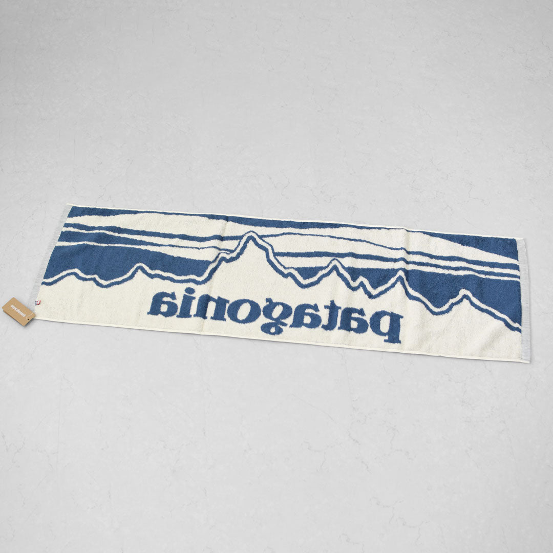 Patagonia [パタゴニア正規代理店] Imabari Sport Towel -73 logo -GLSB- [TW012] 今治スポーツ・タオル・73ロゴ・Glass Blue [2025AW]