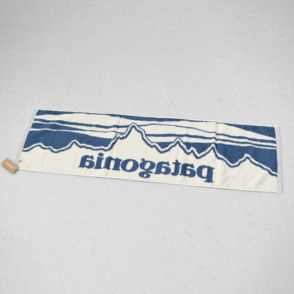Patagonia [パタゴニア正規代理店] Imabari Sport Towel -73 logo -GLSB- [TW012] 今治スポーツ・タオル・73ロゴ・Glass Blue [2025AW]