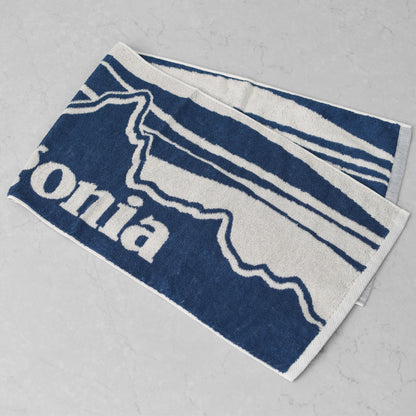 Patagonia [パタゴニア正規代理店] Imabari Sport Towel -73 logo -GLSB- [TW012] 今治スポーツ・タオル・73ロゴ・Glass Blue [2025AW]