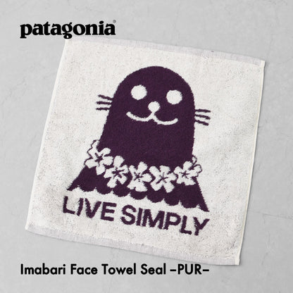 Patagonia [パタゴニア正規代理店] Imabari Face Towel -Seal -PUR- [TW018] 今治フェイス・タオル・シール・Purple [2025AW]