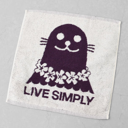 Patagonia [パタゴニア正規代理店] Imabari Face Towel -Seal -PUR- [TW018] 今治フェイス・タオル・シール・Purple [2025AW]