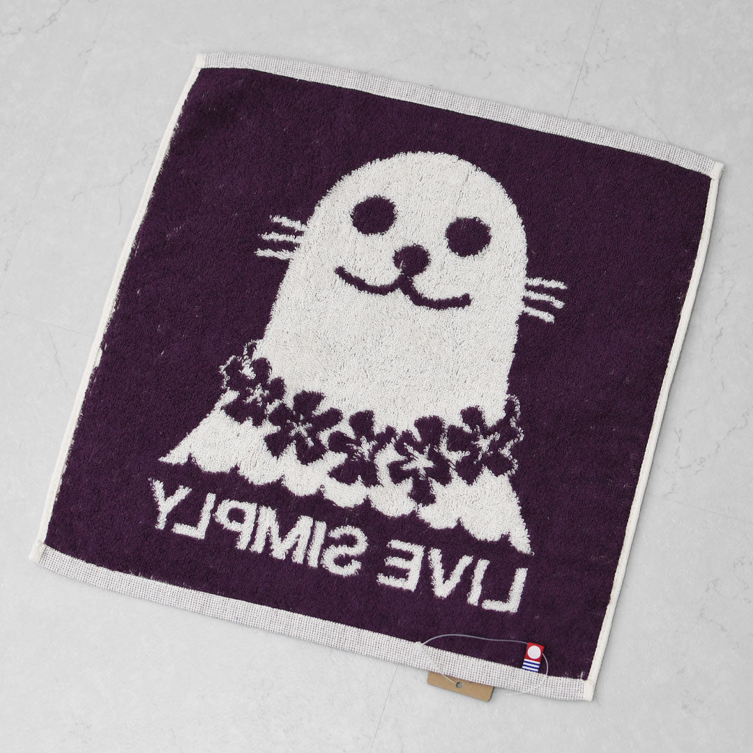 Patagonia [パタゴニア正規代理店] Imabari Face Towel -Seal -PUR- [TW018] 今治フェイス・タオル・シール・Purple [2025AW]