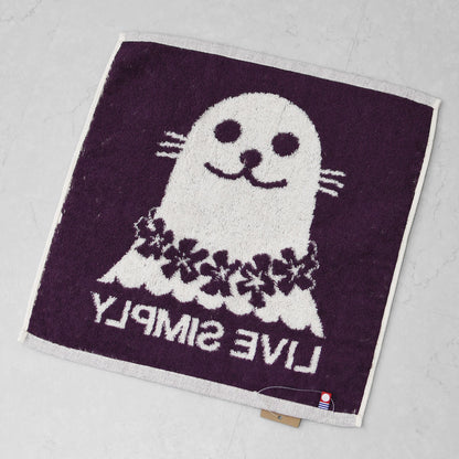 Patagonia [パタゴニア正規代理店] Imabari Face Towel -Seal -PUR- [TW018] 今治フェイス・タオル・シール・Purple [2025AW]