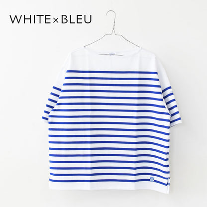 ORCIVAL [オーチバル・オーシバル] Russel Wide Boat Neck S/S P.O. [6119B] ラッセル ワイド ボートネック 半袖バスクシャツ・ボーダーシャツ・バスクシャツ・半袖・ワイドシルエット・ドロップショルダー・ボーダーマリンシャツ・MEN'S [2026SS]