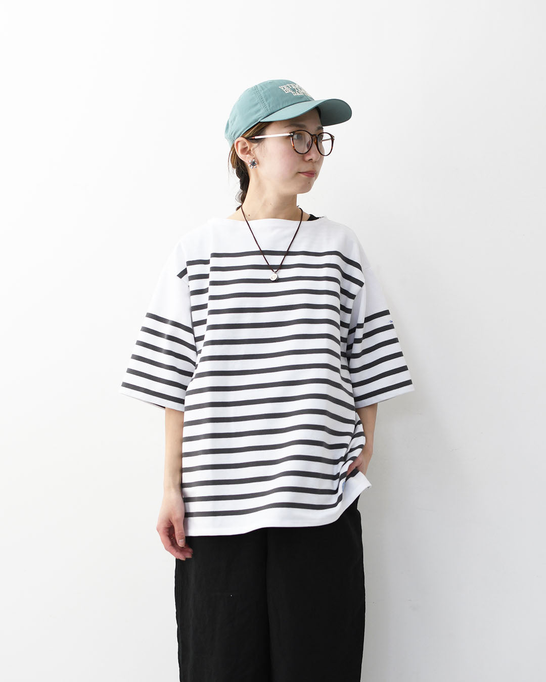 ORCIVAL [オーチバル・オーシバル] Russel Wide Boat Neck S/S P.O. [6119B] ラッセル ワイド ボートネック 半袖バスクシャツ・ボーダーシャツ・バスクシャツ・半袖・ワイドシルエット・ドロップショルダー・ボーダーマリンシャツ・MEN'S [2026SS]