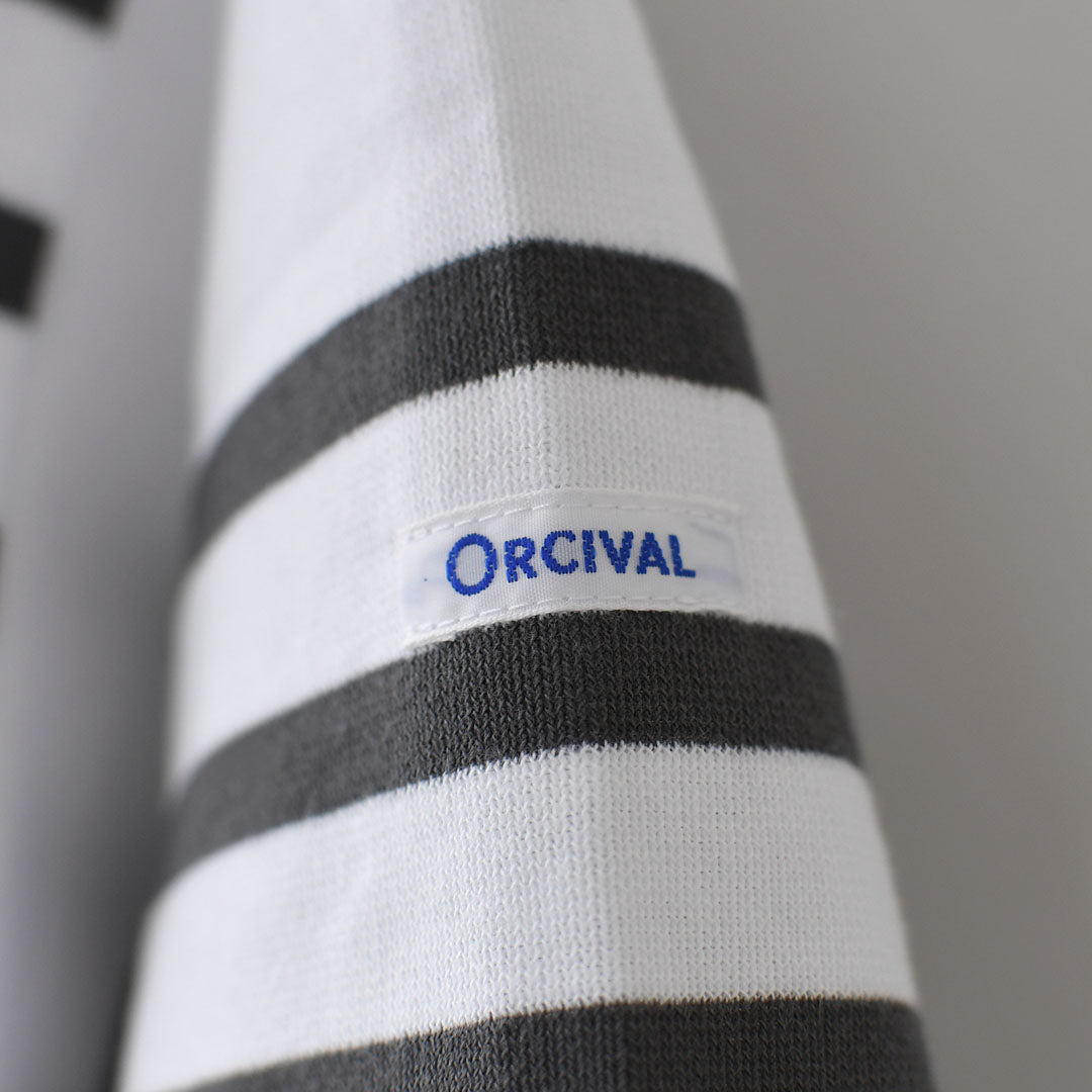 ORCIVAL [オーチバル・オーシバル] Russel Wide Boat Neck S/S P.O. [6119B] ラッセル ワイド ボートネック 半袖バスクシャツ・ボーダーシャツ・バスクシャツ・半袖・ワイドシルエット・ドロップショルダー・ボーダーマリンシャツ・MEN'S [2026SS]