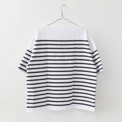 ORCIVAL [オーチバル・オーシバル] Russel Wide Boat Neck S/S P.O. [6119B] ラッセル ワイド ボートネック 半袖バスクシャツ・ボーダーシャツ・バスクシャツ・半袖・ワイドシルエット・ドロップショルダー・ボーダーマリンシャツ・MEN'S [2026SS]