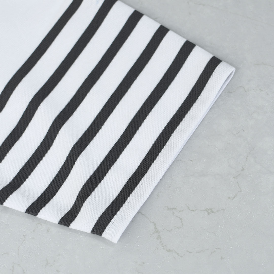 ORCIVAL [オーチバル・オーシバル] Russel Wide Boat Neck S/S P.O. [6119B] ラッセル ワイド ボートネック 半袖バスクシャツ・ボーダーシャツ・バスクシャツ・半袖・ワイドシルエット・ドロップショルダー・ボーダーマリンシャツ・MEN'S [2026SS]