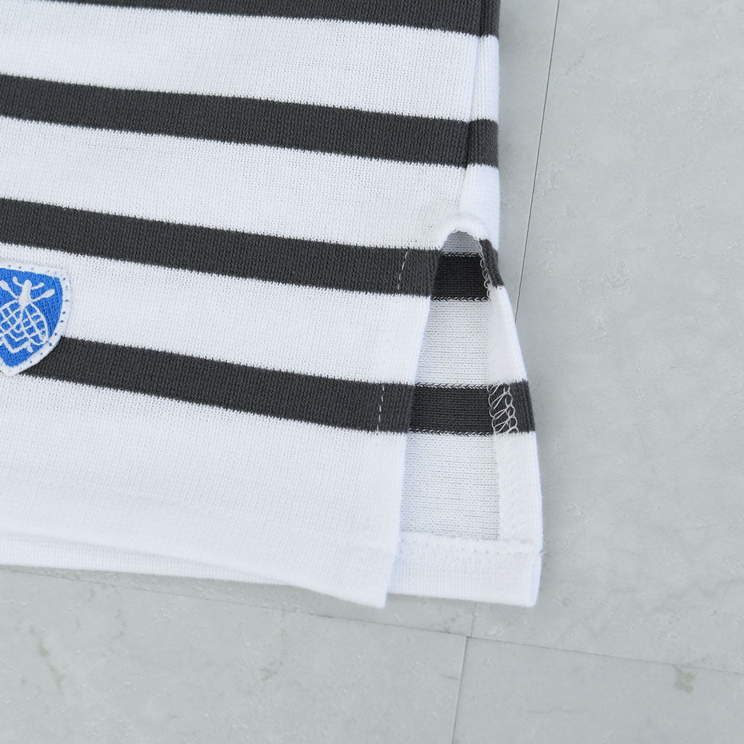 ORCIVAL [オーチバル・オーシバル] Russel Wide Boat Neck S/S P.O. [6119B] ラッセル ワイド ボートネック 半袖バスクシャツ・ボーダーシャツ・バスクシャツ・半袖・ワイドシルエット・ドロップショルダー・ボーダーマリンシャツ・MEN'S [2026SS]