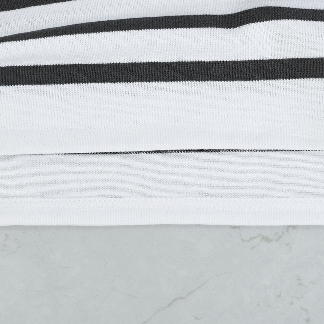 ORCIVAL [オーチバル・オーシバル] Russel Wide Boat Neck S/S P.O. [6119B] ラッセル ワイド ボートネック 半袖バスクシャツ・ボーダーシャツ・バスクシャツ・半袖・ワイドシルエット・ドロップショルダー・ボーダーマリンシャツ・MEN'S [2026SS]