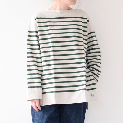 ORCIVAL [オーチバル・オーシバル] W BOAT NECK L/S LONG SLIT P.O.  [6132] ボートネック L/S ロングスリット プルオーバー [2024AW]
