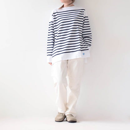 ORCIVAL [オーチバル・オーシバル] W BOAT NECK L/S LONG SLIT P.O.  [6132] ボートネック L/S ロングスリット プルオーバー [2024AW]
