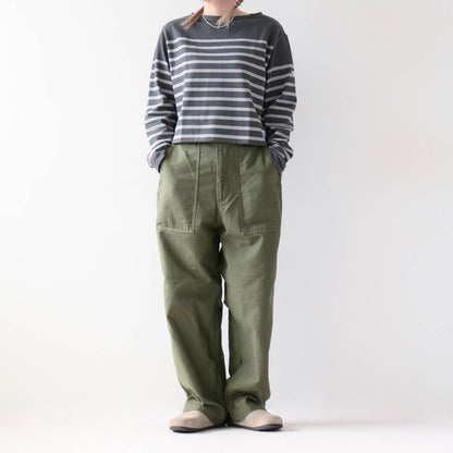 ORCIVAL [オーチバル・オーシバル] W BOAT NECK L/S LONG SLIT P.O.  [6132] ボートネック L/S ロングスリット プルオーバー [2024AW]