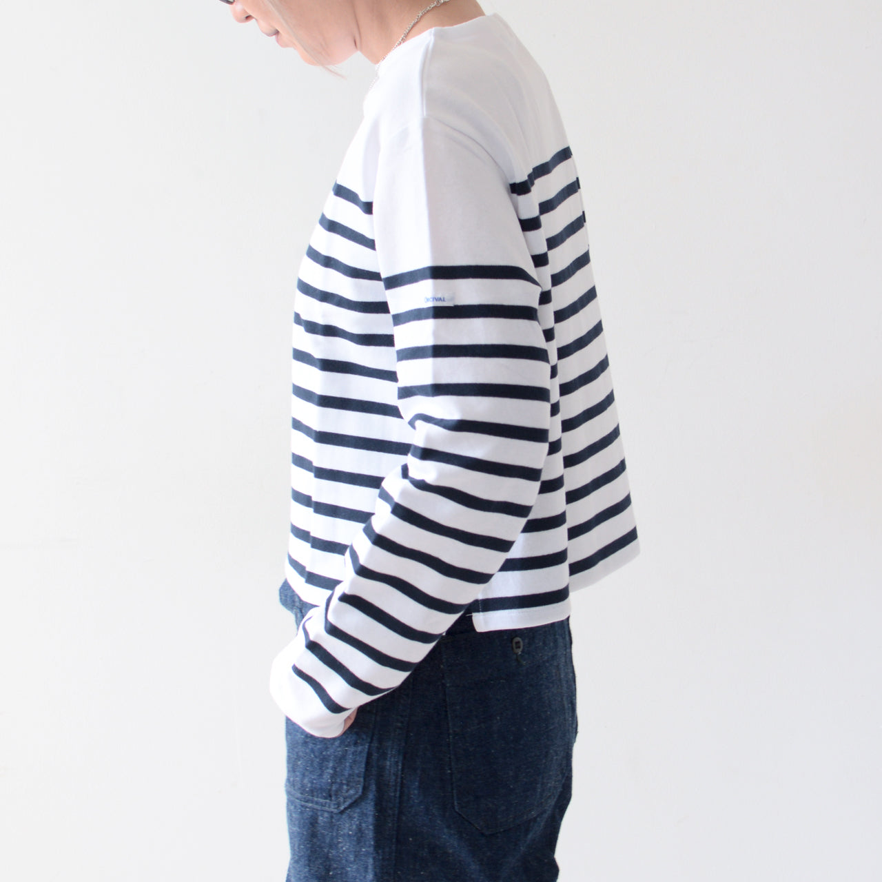 ORCIVAL [オーチバル・オーシバル] W BOAT NECK L/S CROPPED P.O.   [6202] ボートネック L/S クロップド プルオーバー [2024AW]