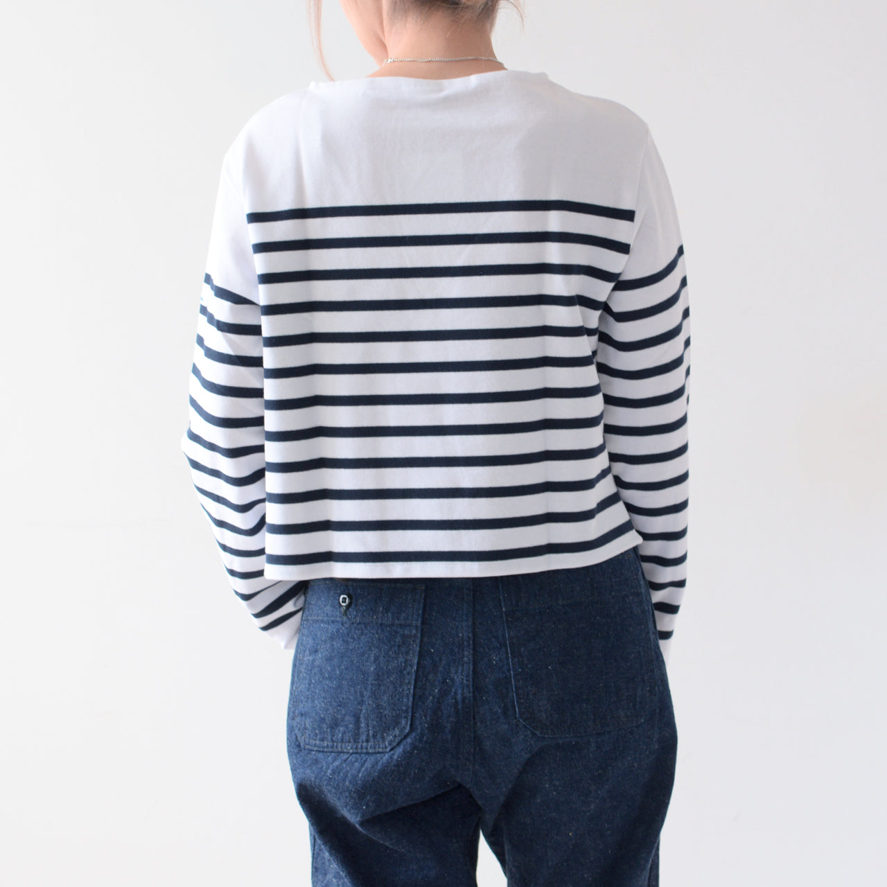 ORCIVAL [オーチバル・オーシバル] W BOAT NECK L/S CROPPED P.O.   [6202] ボートネック L/S クロップド プルオーバー [2024AW]