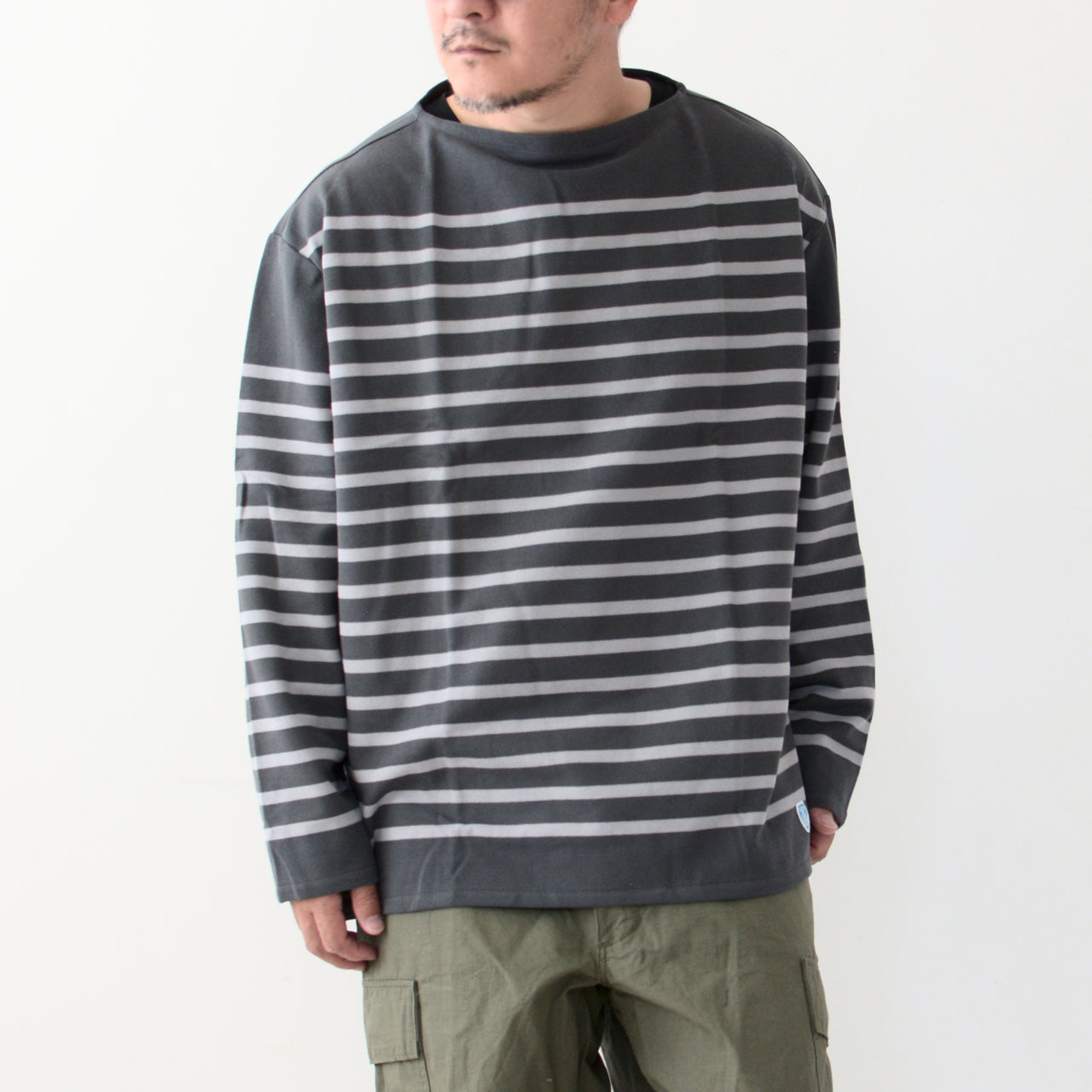 ORCIVAL [オーチバル・オーシバル] M BOAT NECK L/S P.O.  [6231] ボートネック L/S プルオーバー [2024AW]