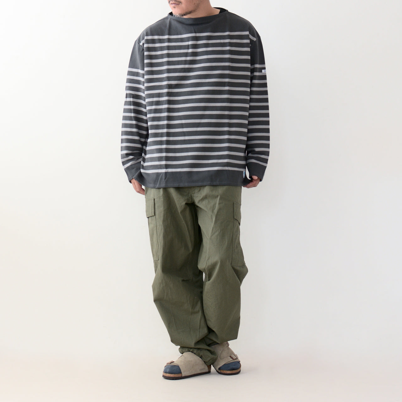 ORCIVAL [オーチバル・オーシバル] M BOAT NECK L/S P.O.  [6231] ボートネック L/S プルオーバー [2024AW]