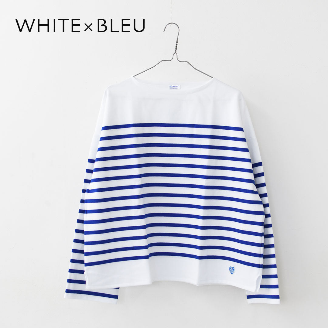 ORCIVAL [オーチバル・オーシバル] Rachel Boat Neck Wide Sailor T-shirt [6929] ラッセル ボートネック ワイドセーラーTシャツ・ボーダーTシャツ・ボートネック・セーラーシャツ・長袖・ボーダーマリンシャツ・LADY'S [2026SS]