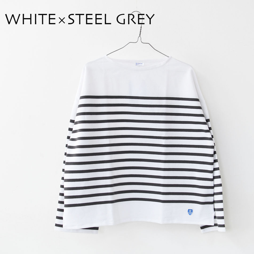 ORCIVAL [オーチバル・オーシバル] Rachel Boat Neck Wide Sailor T-shirt [6929] ラッセル ボートネック ワイドセーラーTシャツ・ボーダーTシャツ・ボートネック・セーラーシャツ・長袖・ボーダーマリンシャツ・LADY'S [2026SS]