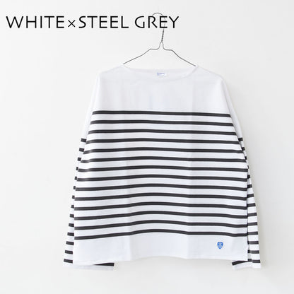 ORCIVAL [オーチバル・オーシバル] Rachel Boat Neck Wide Sailor T-shirt [6929] ラッセル ボートネック ワイドセーラーTシャツ・ボーダーTシャツ・ボートネック・セーラーシャツ・長袖・ボーダーマリンシャツ・LADY'S [2026SS]
