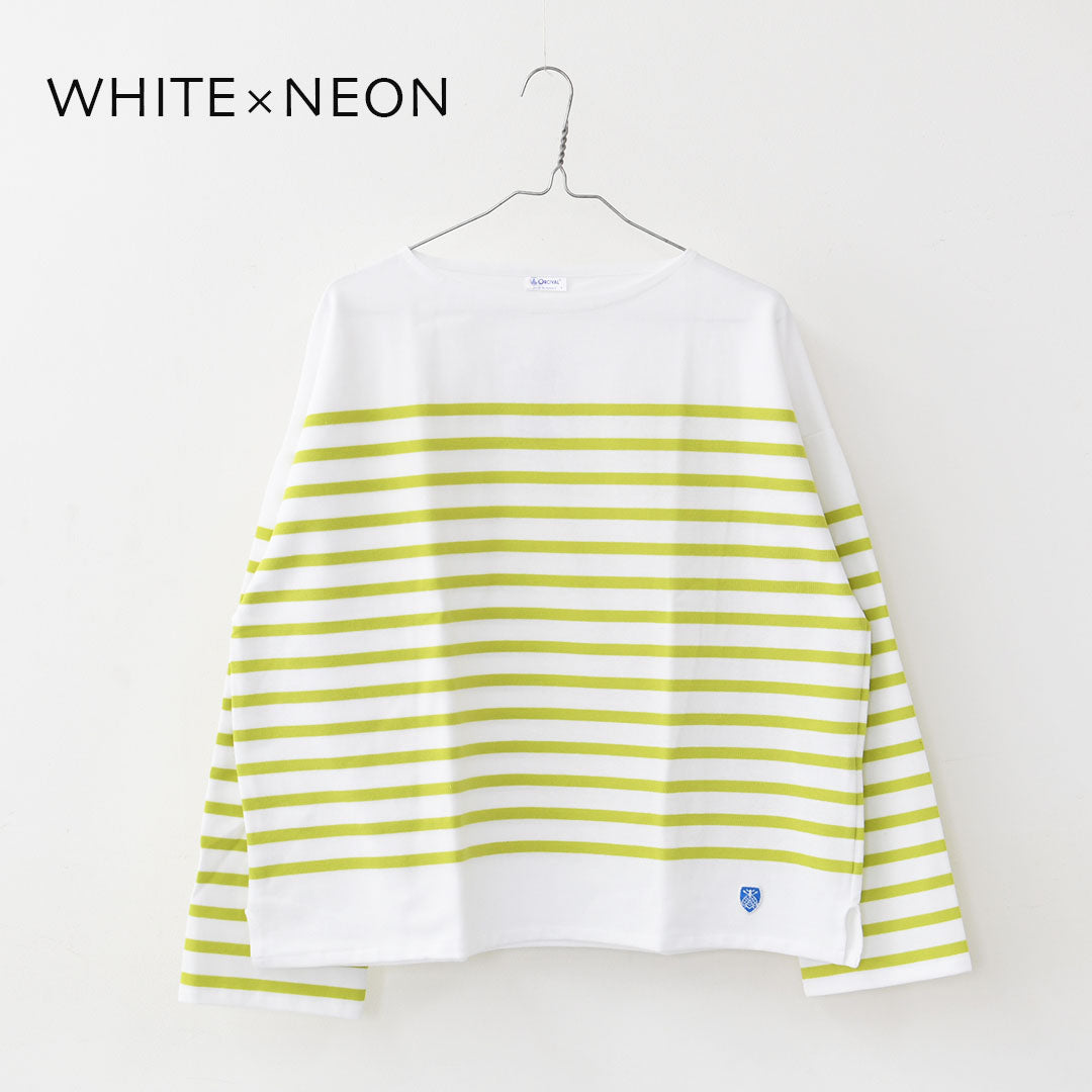 ORCIVAL [オーチバル・オーシバル] Rachel Boat Neck Wide Sailor T-shirt [6929] ラッセル ボートネック ワイドセーラーTシャツ・ボーダーTシャツ・ボートネック・セーラーシャツ・長袖・ボーダーマリンシャツ・LADY'S [2026SS]