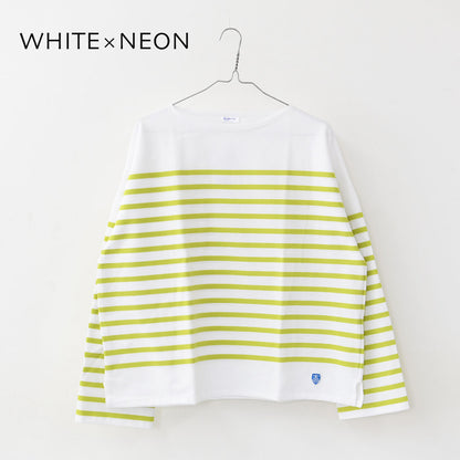 ORCIVAL [オーチバル・オーシバル] Rachel Boat Neck Wide Sailor T-shirt [6929] ラッセル ボートネック ワイドセーラーTシャツ・ボーダーTシャツ・ボートネック・セーラーシャツ・長袖・ボーダーマリンシャツ・LADY'S [2026SS]