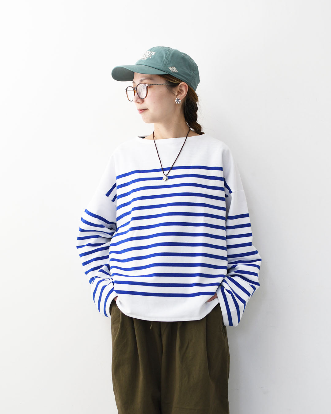 ORCIVAL [オーチバル・オーシバル] Rachel Boat Neck Wide Sailor T-shirt [6929] ラッセル ボートネック ワイドセーラーTシャツ・ボーダーTシャツ・ボートネック・セーラーシャツ・長袖・ボーダーマリンシャツ・LADY'S [2026SS]