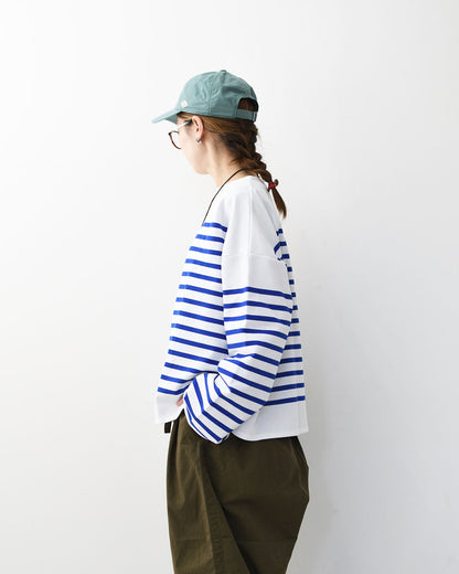 ORCIVAL [オーチバル・オーシバル] Rachel Boat Neck Wide Sailor T-shirt [6929] ラッセル ボートネック ワイドセーラーTシャツ・ボーダーTシャツ・ボートネック・セーラーシャツ・長袖・ボーダーマリンシャツ・LADY'S [2026SS]