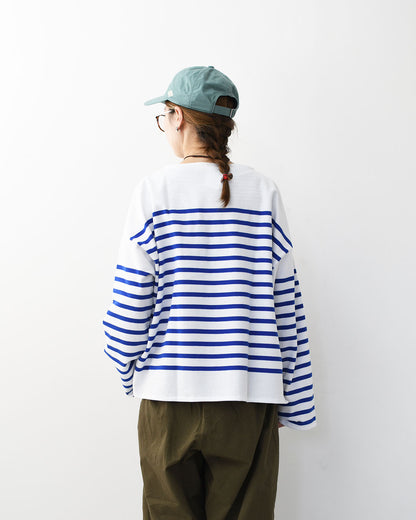 ORCIVAL [オーチバル・オーシバル] Rachel Boat Neck Wide Sailor T-shirt [6929] ラッセル ボートネック ワイドセーラーTシャツ・ボーダーTシャツ・ボートネック・セーラーシャツ・長袖・ボーダーマリンシャツ・LADY'S [2026SS]
