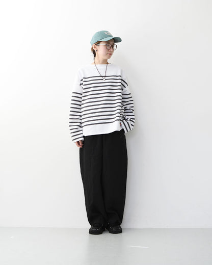 ORCIVAL [オーチバル・オーシバル] Rachel Boat Neck Wide Sailor T-shirt [6929] ラッセル ボートネック ワイドセーラーTシャツ・ボーダーTシャツ・ボートネック・セーラーシャツ・長袖・ボーダーマリンシャツ・LADY'S [2026SS]