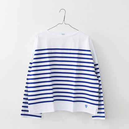 ORCIVAL [オーチバル・オーシバル] Rachel Boat Neck Wide Sailor T-shirt [6929] ラッセル ボートネック ワイドセーラーTシャツ・ボーダーTシャツ・ボートネック・セーラーシャツ・長袖・ボーダーマリンシャツ・LADY'S [2026SS]