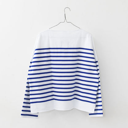 ORCIVAL [オーチバル・オーシバル] Rachel Boat Neck Wide Sailor T-shirt [6929] ラッセル ボートネック ワイドセーラーTシャツ・ボーダーTシャツ・ボートネック・セーラーシャツ・長袖・ボーダーマリンシャツ・LADY'S [2026SS]