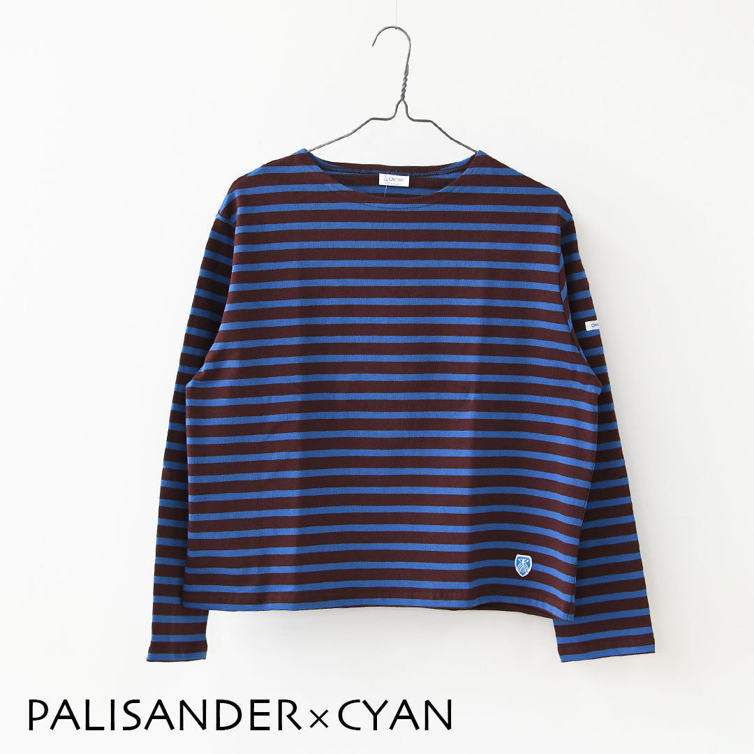 ORCIVAL [オーチバル・オーシバル] Cotton Lourd Wide Basque Shirt [B259] コットンロードワイドバスクシャツ・バスクシャツ・コットンロード・長袖・ボーダー・クルーネック・LADY'S [2025AW]