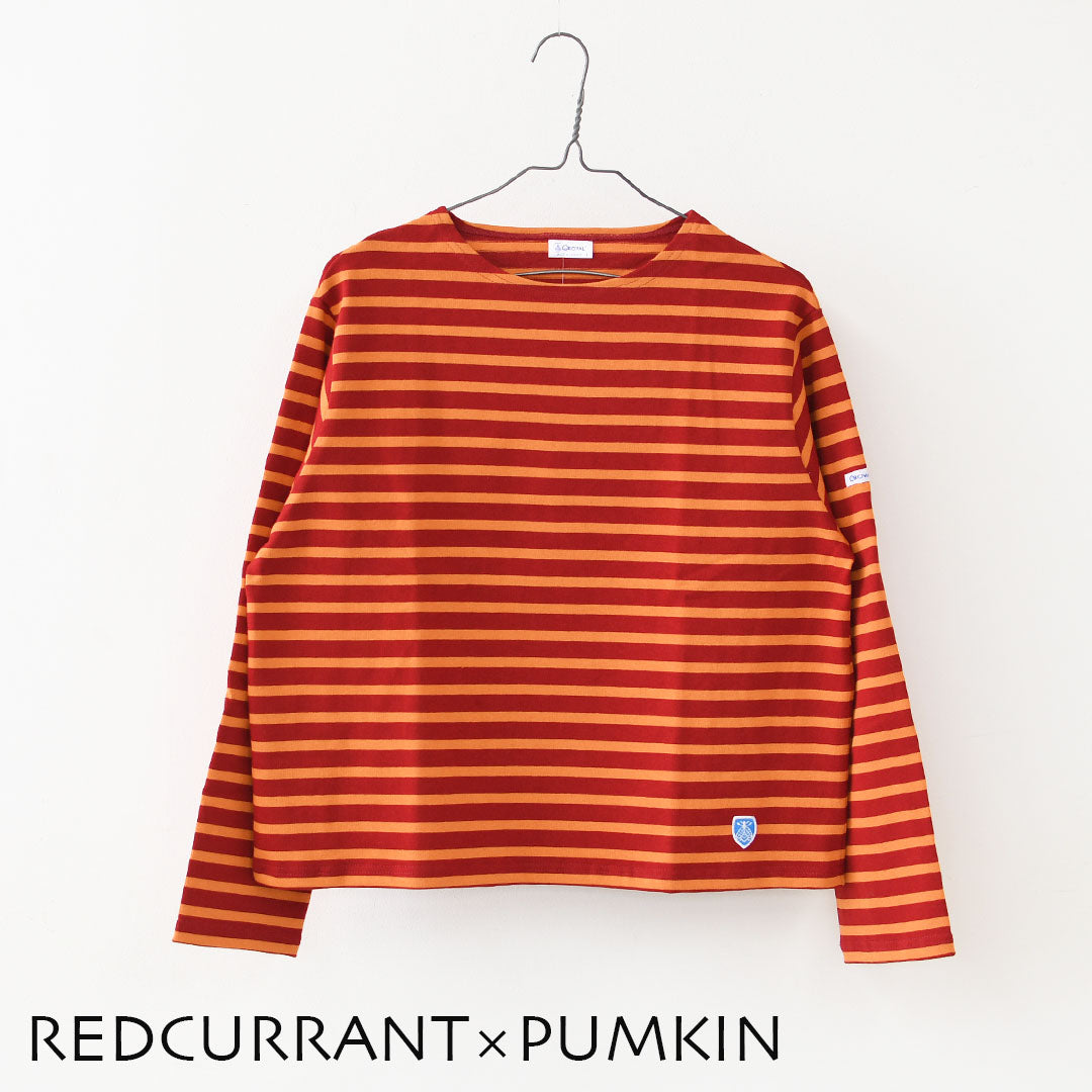 ORCIVAL [オーチバル・オーシバル] Cotton Lourd Wide Basque Shirt [B259] コットンロードワイドバスクシャツ・バスクシャツ・コットンロード・長袖・ボーダー・クルーネック・LADY'S [2025AW]