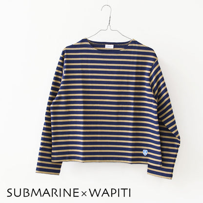 ORCIVAL [オーチバル・オーシバル] Cotton Lourd Wide Basque Shirt [B259] コットンロードワイドバスクシャツ・バスクシャツ・コットンロード・長袖・ボーダー・クルーネック・LADY'S [2025AW]