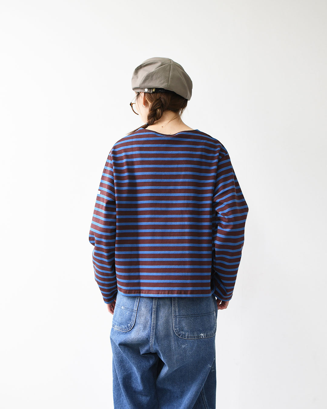 ORCIVAL [オーチバル・オーシバル] Cotton Lourd Wide Basque Shirt [B259] コットンロードワイドバスクシャツ・バスクシャツ・コットンロード・長袖・ボーダー・クルーネック・LADY'S [2025AW]