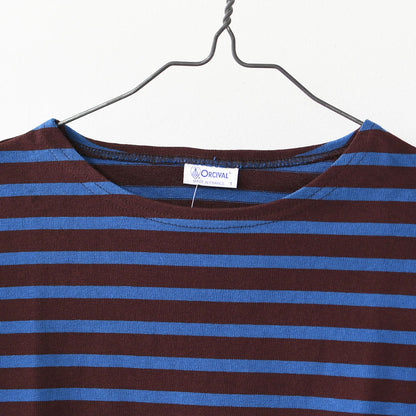 ORCIVAL [オーチバル・オーシバル] Cotton Lourd Wide Basque Shirt [B259] コットンロードワイドバスクシャツ・バスクシャツ・コットンロード・長袖・ボーダー・クルーネック・LADY'S [2025AW]