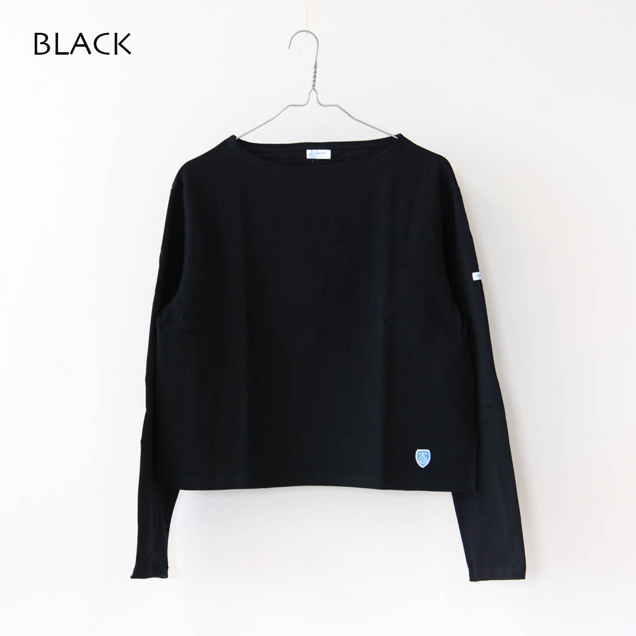 ORCIVAL [オーチバル・オーシバル] W CLN BOAT NECK L/S CROPPED P.O. -SOLID-  [B266-s] W CLN ボートネック L/S クロップド プルオーバー [2024AW]