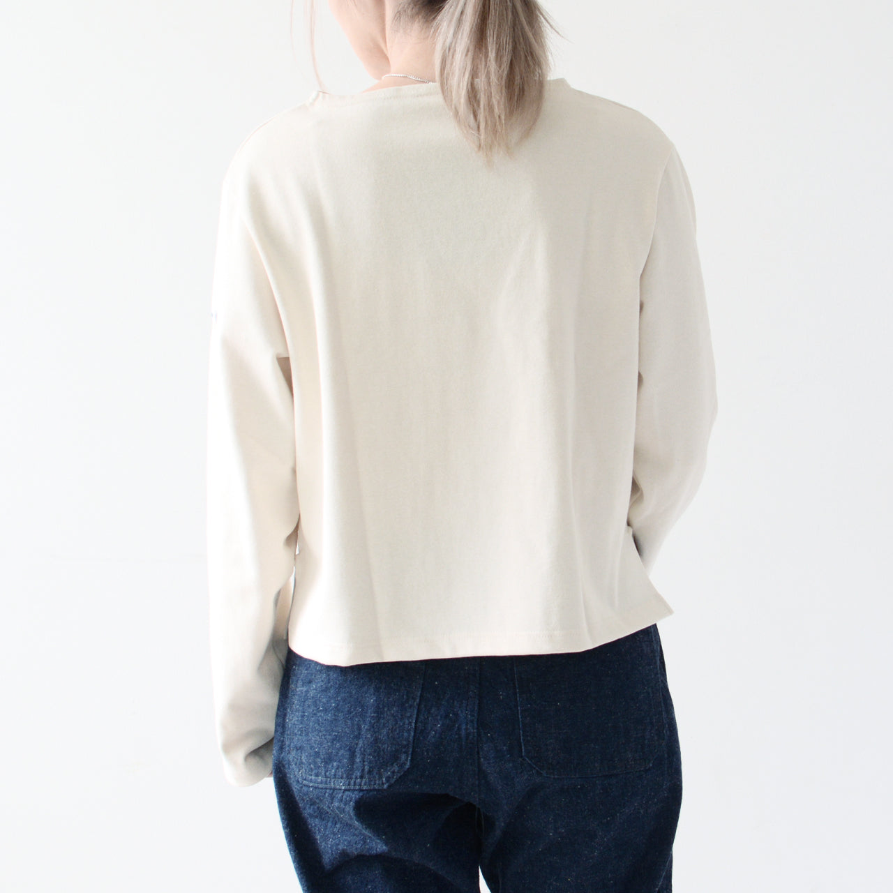 ORCIVAL [オーチバル・オーシバル] W CLN BOAT NECK L/S CROPPED P.O. -SOLID-  [B266-s] W CLN ボートネック L/S クロップド プルオーバー [2024AW]